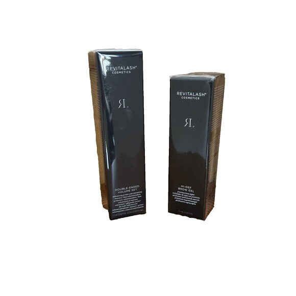 REVITALASH Bundle - Volume Set Mascara & Primer BLACK & HI-DEF BROW GEL Dk Brown - Picture 6 of 7